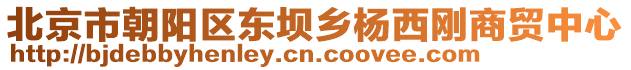 北京市朝陽區東壩鄉楊西剛商貿中心