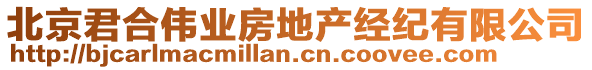 北京君合偉業(yè)房地產(chǎn)經(jīng)紀(jì)有限公司