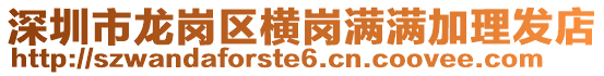深圳市龍崗區(qū)橫崗滿滿加理發(fā)店