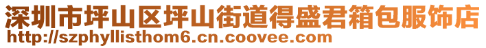 深圳市坪山區(qū)坪山街道得盛君箱包服飾店