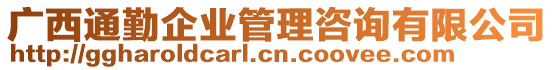 廣西通勤企業(yè)管理咨詢有限公司