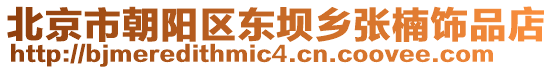 北京市朝陽區東壩鄉張楠飾品店