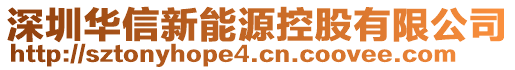 深圳華信新能源控股有限公司