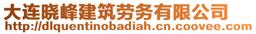 大連曉峰建筑勞務(wù)有限公司