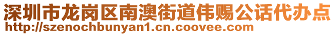深圳市龍崗區南澳街道偉賜公話代辦點