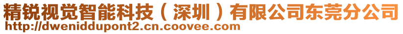 精銳視覺智能科技（深圳）有限公司東莞分公司