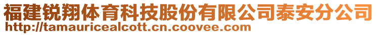 福建銳翔體育科技股份有限公司泰安分公司