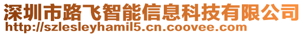 深圳市路飛智能信息科技有限公司