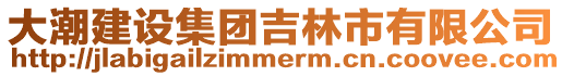 大潮建設集團吉林市有限公司