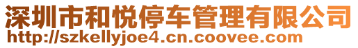深圳市和悅停車管理有限公司