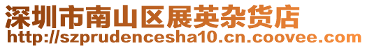 深圳市南山區展英雜貨店
