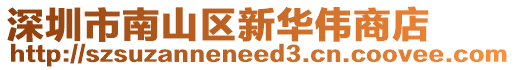 深圳市南山區新華偉商店