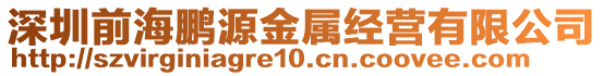 深圳前海鵬源金屬經營有限公司