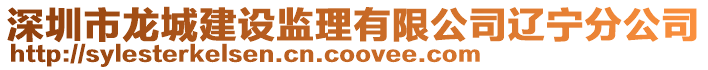 深圳市龍城建設監理有限公司遼寧分公司