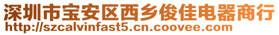 深圳市寶安區(qū)西鄉(xiāng)俊佳電器商行