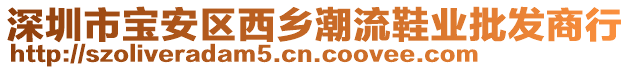 深圳市寶安區(qū)西鄉(xiāng)潮流鞋業(yè)批發(fā)商行