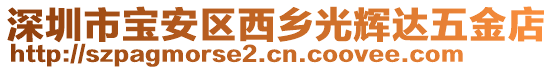 深圳市寶安區西鄉光輝達五金店