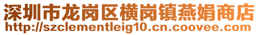 深圳市龍崗區(qū)橫崗鎮(zhèn)燕娟商店