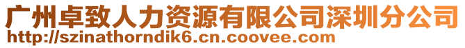 廣州卓致人力資源有限公司深圳分公司