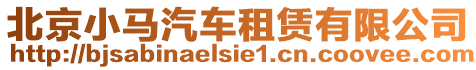 北京小馬汽車租賃有限公司