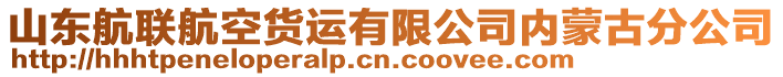 山東航聯(lián)航空貨運有限公司內(nèi)蒙古分公司