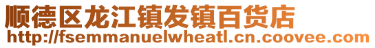順德區(qū)龍江鎮(zhèn)發(fā)鎮(zhèn)百貨店