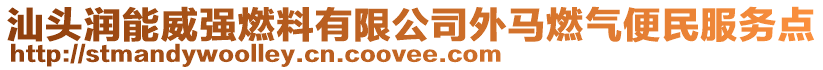 汕頭潤能威強(qiáng)燃料有限公司外馬燃?xì)獗忝穹?wù)點(diǎn)