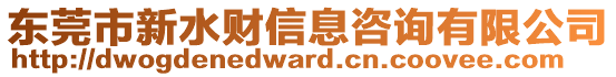 東莞市新水財信息咨詢有限公司