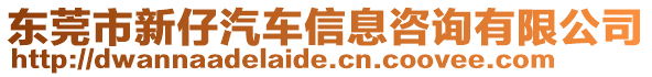 東莞市新仔汽車信息咨詢有限公司