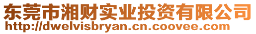 東莞市湘財(cái)實(shí)業(yè)投資有限公司