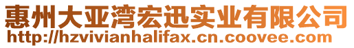 惠州大亞灣宏迅實(shí)業(yè)有限公司