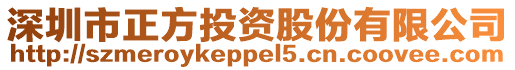 深圳市正方投資股份有限公司