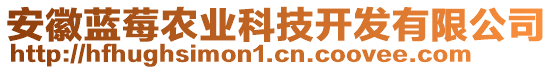 安徽藍(lán)莓農(nóng)業(yè)科技開發(fā)有限公司