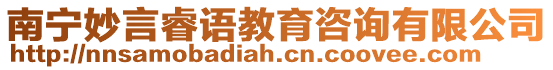 南寧妙言睿語(yǔ)教育咨詢(xún)有限公司