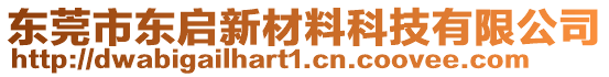 東莞市東啟新材料科技有限公司