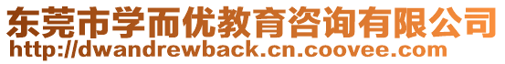 東莞市學而優(yōu)教育咨詢有限公司