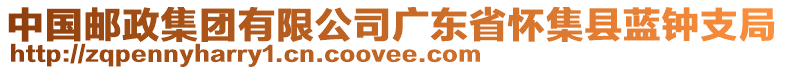 中國郵政集團有限公司廣東省懷集縣藍鐘支局