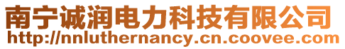 南寧誠潤電力科技有限公司