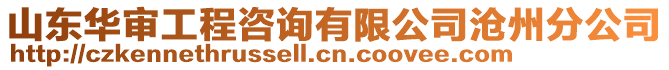 山東華審工程咨詢有限公司滄州分公司