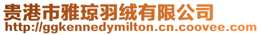 貴港市雅瓊羽絨有限公司
