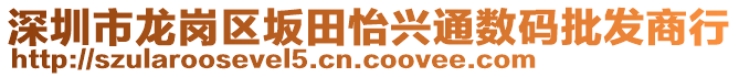 深圳市龙岗区坂田怡兴通数码批发商行