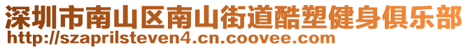 深圳市南山區(qū)南山街道酷塑健身俱樂部