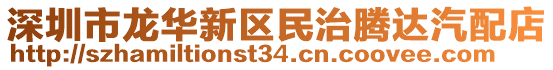 深圳市龍華新區(qū)民治騰達汽配店