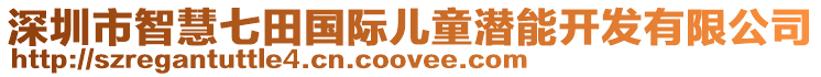 深圳市智慧七田國際兒童潛能開發(fā)有限公司