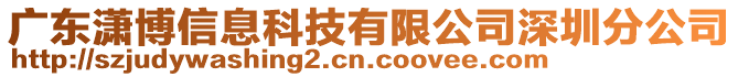 廣東瀟博信息科技有限公司深圳分公司