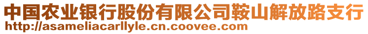 中國農(nóng)業(yè)銀行股份有限公司鞍山解放路支行