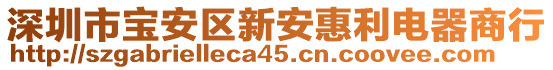 深圳市寶安區(qū)新安惠利電器商行