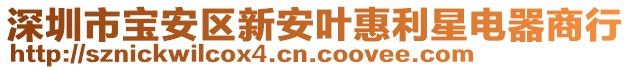 深圳市寶安區新安葉惠利星電器商行
