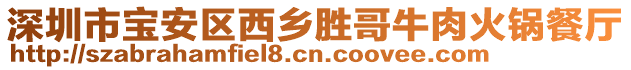 深圳市寶安區(qū)西鄉(xiāng)勝哥牛肉火鍋餐廳