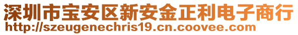 深圳市寶安區(qū)新安金正利電子商行